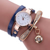 Image of Rhinestone Diamond Braid Bracelet Watch