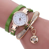 Image of Rhinestone Diamond Braid Bracelet Watch