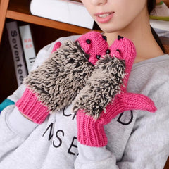 Cute Hedgehog Gloves