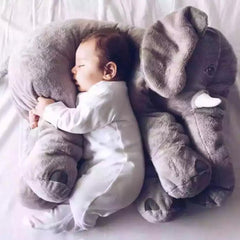 Plush Baby Elephant Pillow